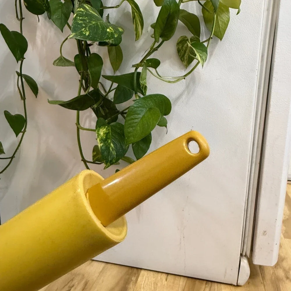 Vibrant Yellow Rolling Pin with Handles